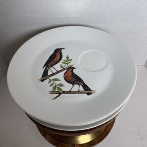 Set of 4 Vintage Songbird Collector Plates By Melody